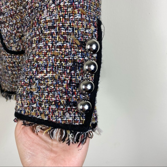 Verónica Beard Frayed cotton-blend tweed blazer - Picture 4 of 10